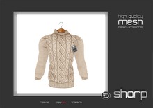 sharp by [ZD] - MESH - "Ringo" Sweater