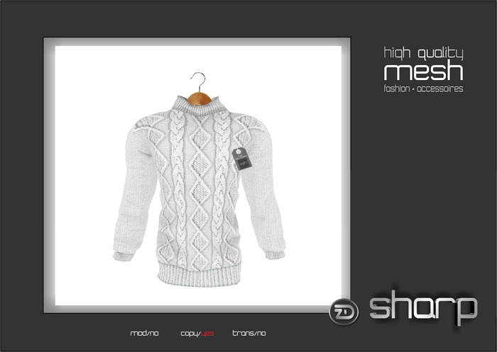 sharp by [ZD] - MESH - "Ringo" Sweater