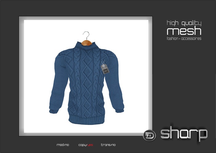 sharp by [ZD] - MESH - "Ringo" Sweater