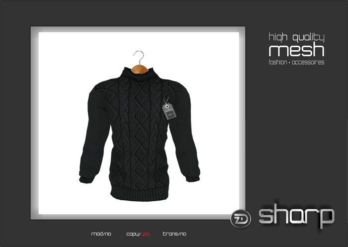 sharp by [ZD] - MESH - "Ringo" Sweater