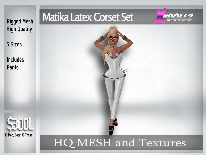 X-DOLLZ Bombshell Corset Dress FUCHSIA with BLACK TRIM LATEX