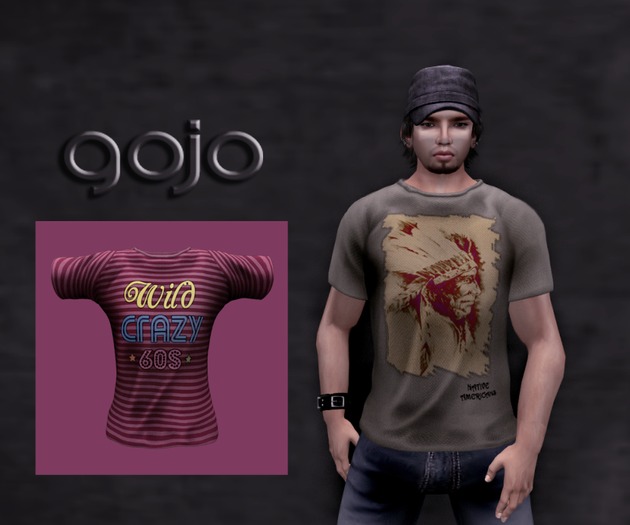 ::gojo:: Mens T-Shirts 60s