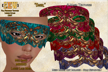 [SEW] FP Tex MI86883 Ladies Lace Mask Swirl Textures Only