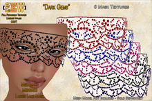 [SEW] FP Tex MI86883 Ladies Lace Mask Gems Textures