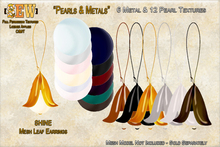 [SEW] FP Textures for SHINE Mesh Leaf Earrings Pearls & Metals