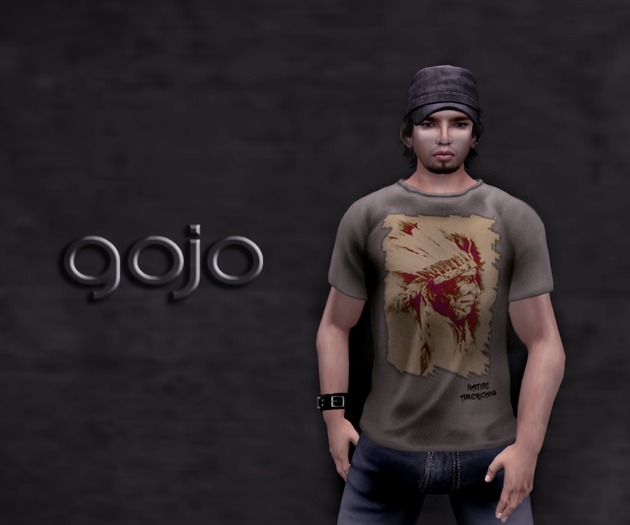 ::gojo:: Mens T-Shirts   Injun