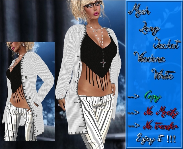 *^*B-Edel*^*Vladena - MESH LONG JACKET