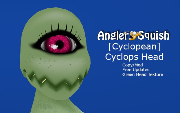 Angler Squish: Cyclopean Head Texture-Green