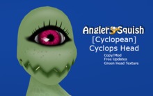 Angler Squish: Cyclopean Head Texture-Green