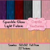 *Cupids Textures * 22 SPARKLE GLOW LIGHT FABRIC