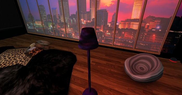 Floor Lamp - Red