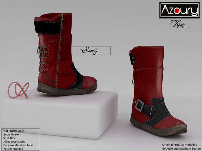 AZOURY - Boots Rollo (Savory)