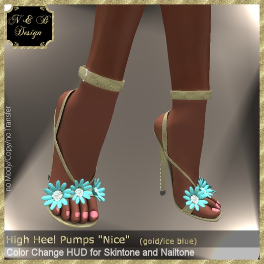 Second Life Marketplace - *N & B Design* High Heel Pumps 