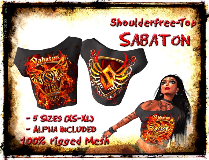 RpR Shoulder-Top Splatter - boxed