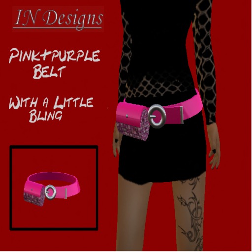 :IN Designs: Pink&Purple Belt