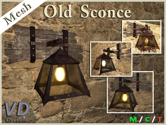 ::VD Creations:: Old Sconce