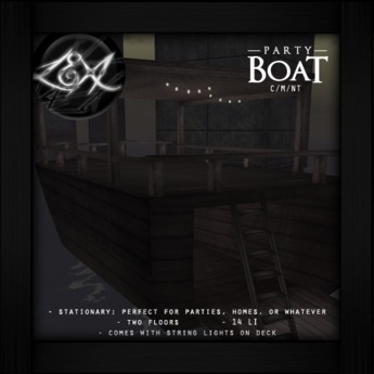 Second Life Marketplace - -LEXI- Party Boat!
