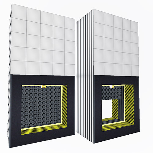 Space Module Connector Sliding Gate