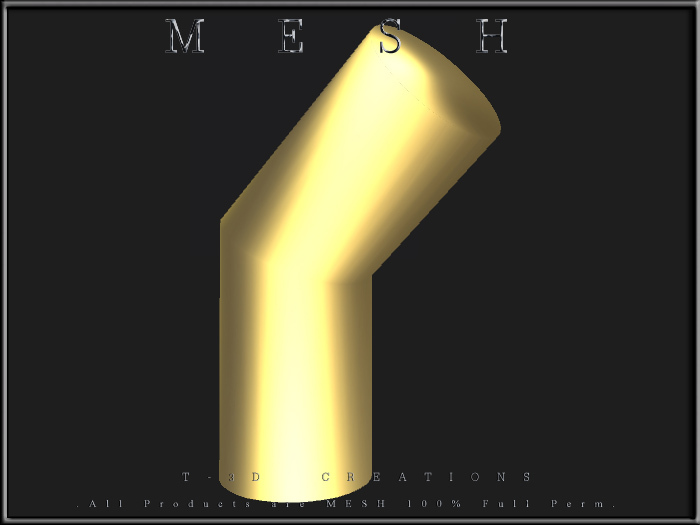 T-3D Creations [ Pipe Solid - a ] Micro MESH - Full Perm -
