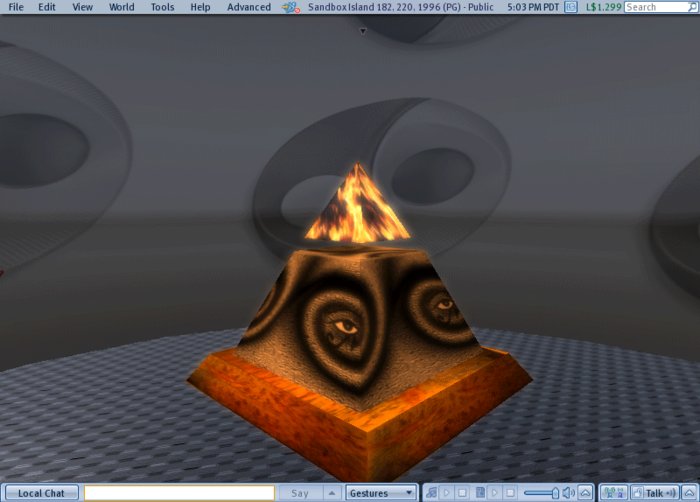 Fire Monument ~Horoscope Retrieving Sculpture