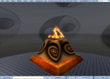 Fire Monument ~Horoscope Retrieving Sculpture