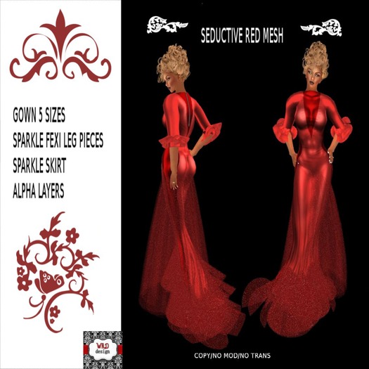 Seductions Red (Mesh)