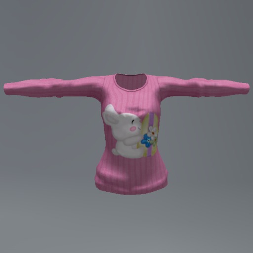 Rose Easter Bunny Mesh Child Top box