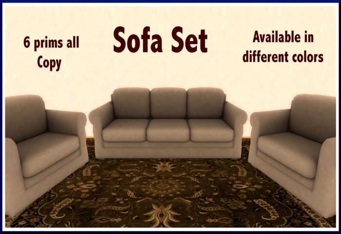 Sofa Set - Seats & Cuddles - Cream