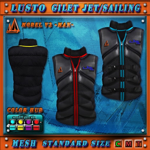 Folder Gilet Jet v3 Lusto Sailing