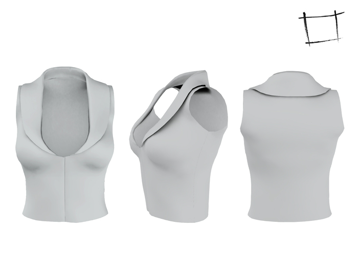 Full Perm FitMesh Women's V Collar Vest