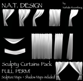 N.A.T. DESIGN Sculpty Curtains Pack FULL PERM!