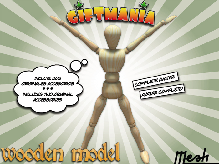 *Giftmania* Wooden Model (box)