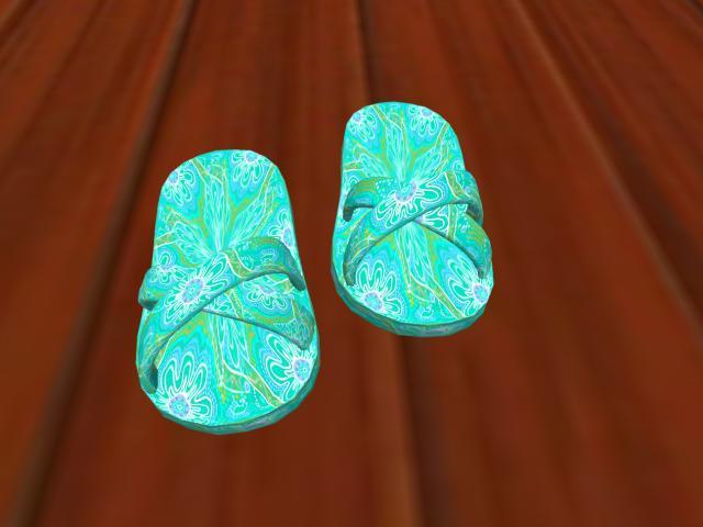 flower flipflops box