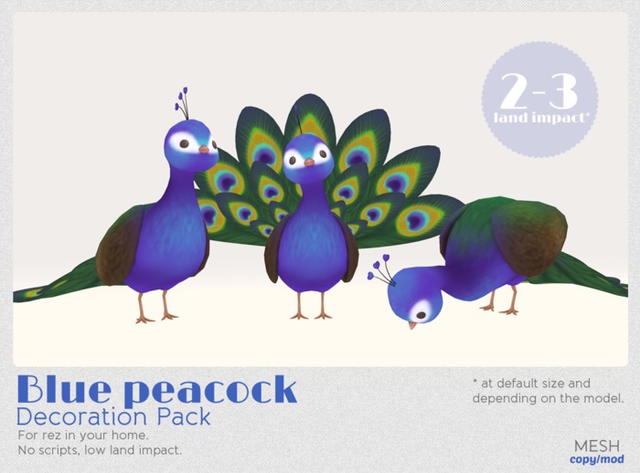 *MishMish* Blue Peacock - The Razzle - For rez [Boxed]