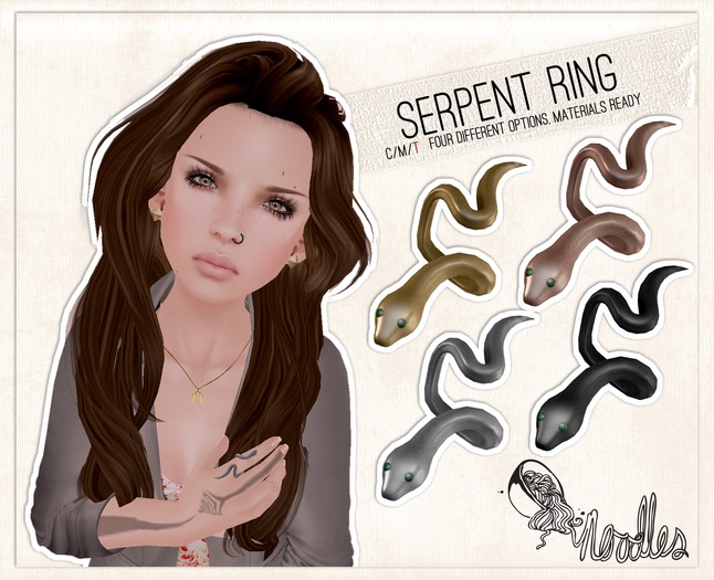 Noodles - Serpent Ring Gold