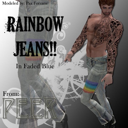 PEER Jeans- Rainbow