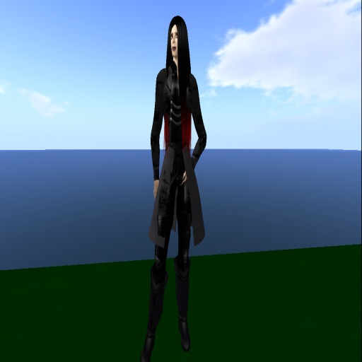 Formal gothic outfit