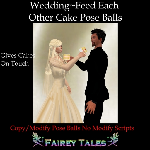 WEDDING POSE~FEED EACH OTHER CAKE POSE BALLS