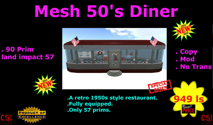 Mesh 50's Diner (box)