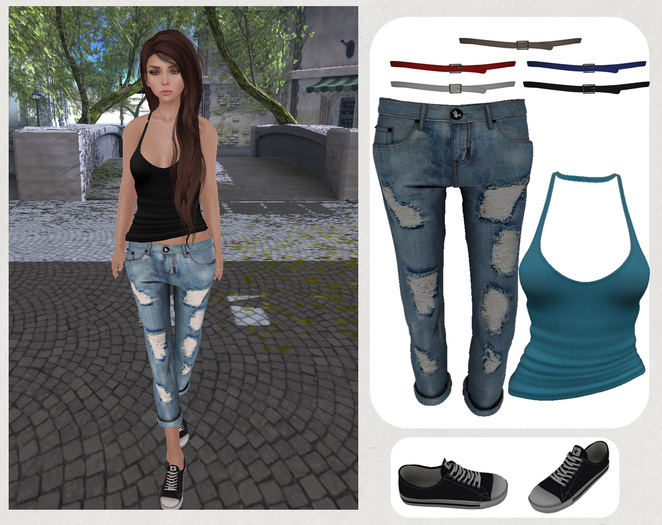 Low Maintenance Outfit (Sky)