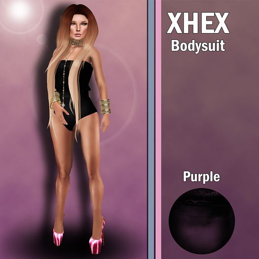SleekChic - Xhex Bodysuit Purple [BOXED]