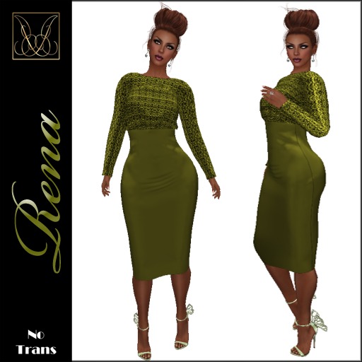 JCD Rena Green Mesh Dress