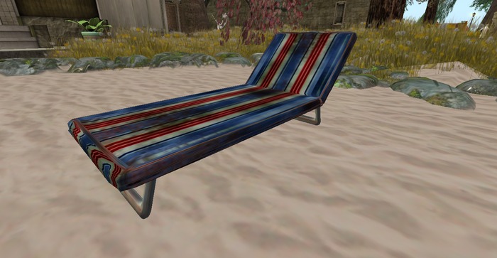 Dayafter - Brokeback sun lounger blue