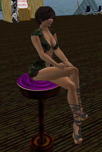 Cross legs (animated)