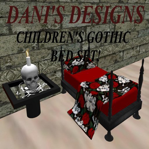 Children's Gothic Bed Set
