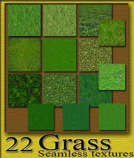 22 seamless grass textures