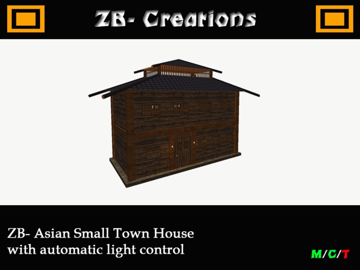 ZB- Asian Small Town House
