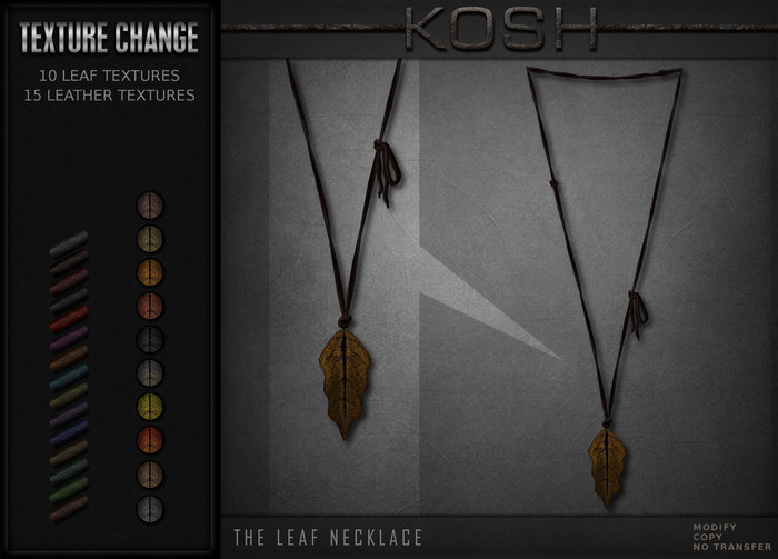 KOSH- THE LEAF NECKLACE