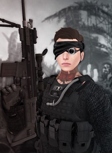 TURB - Blind Sniper Mask Black