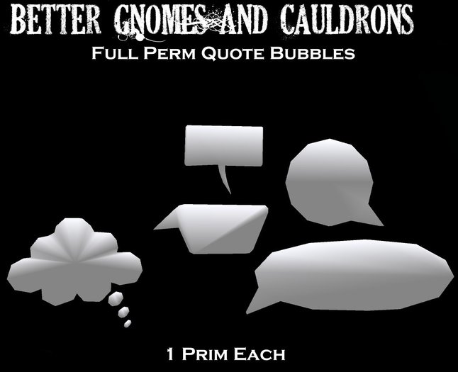 BGC Talk bubbles (boxed)